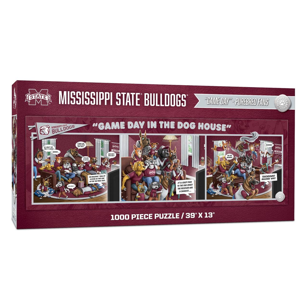 College Game Day in the Dog House 1,000 Piece Puzzle